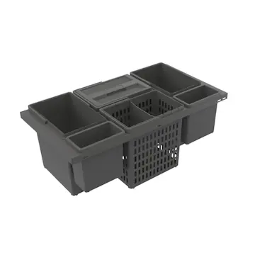 Källsorteringskärhållare Beslag Design Cube Basic Hero 800