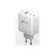 Laddare Gear Gan 220v 2xUSB-C + 1xUSB-A PD 45w + 18w + 5a (tot. 65w)