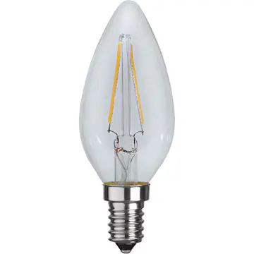 LED-lampa Star Trading E14 LED C35 250lm Transparent Kronljus för Belysning