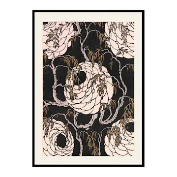 Poster Gallerix Flower Pattern No.2 by E. A. Seguy