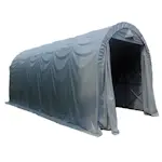 Garagetält Prohall 3,5x7,5x3,5 m Grå Tälthall