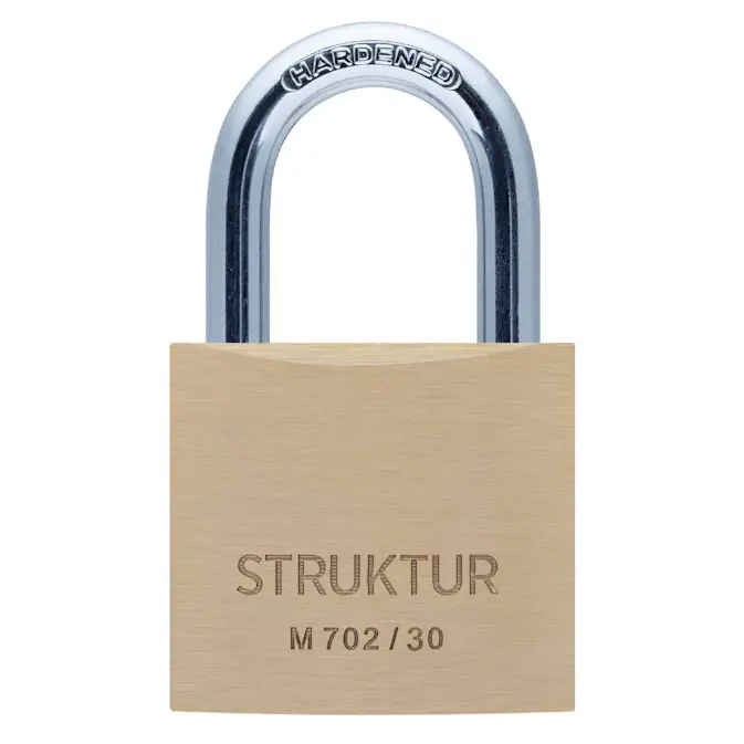 Hänglås Millers Mässing M 702/30