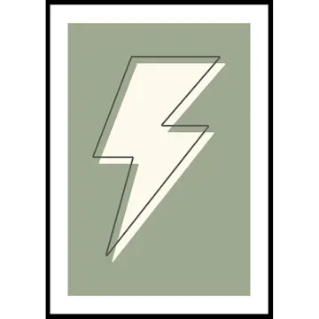 Poster Gallerix Flash In Green