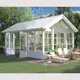 Komplett Orangeri Landskap Grönska Förlängd Sommar 21 kvm
