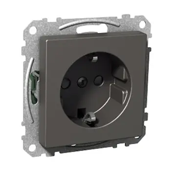 Vägguttag Schneider Electric Exxact 1-vägs Skruvanslutning