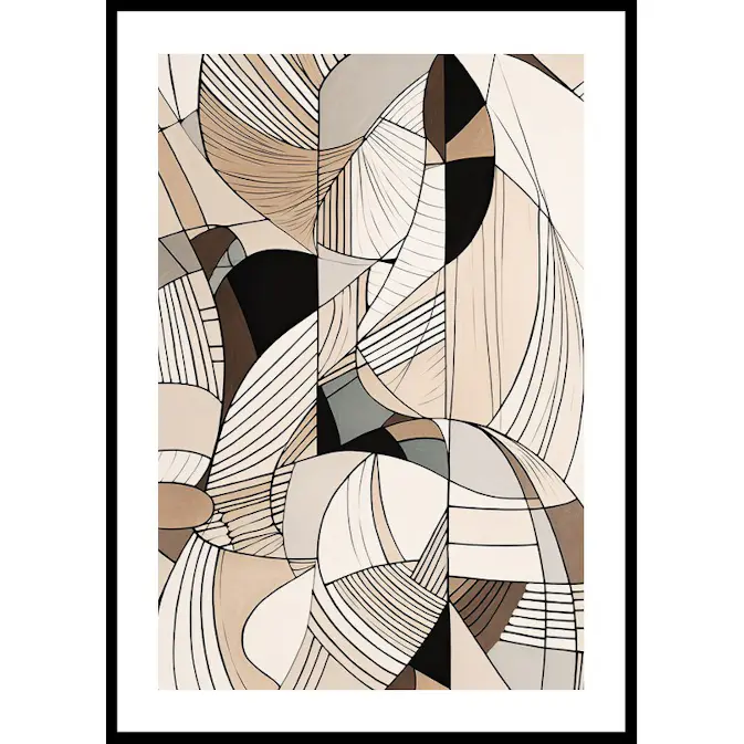 Poster Gallerix Abstract Botanical Pattern