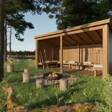 Eldstuga PLUS Nordic 9,5 m2