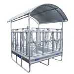 Foderhäck för Nöt Kellfri 14 Platser med Låsgrind