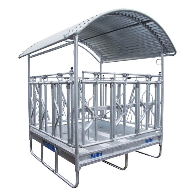 Foderhäck för Nöt Kellfri 14 Platser med Låsgrind