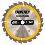 Cirkelsågklinga Dewalt DT1939 184x16 mm