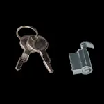 Lås till Gamma-kapsling Hager Plast Inklusive 2 Nycklar