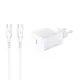 Laddare GEAR 220V 1xUSB-C PD/PPS 30W + Cable USB-C to USB-C