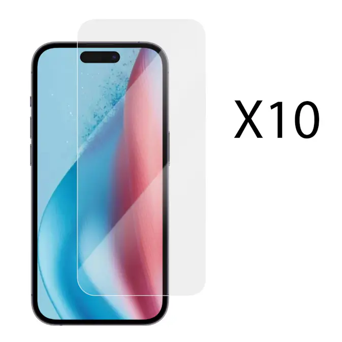 Skärmskydd Champion iPhone 15/15 Pro 10-pack