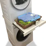 Utdragsskiva Cylinda 5000-serien För Tvättmaskin och Torktumlare Vit