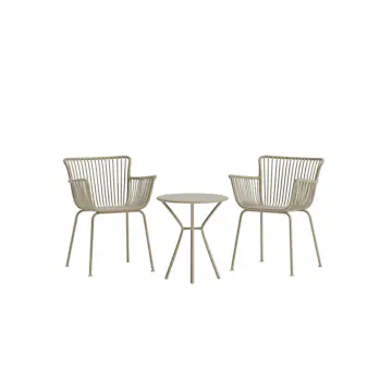 Caféset Venture Home Sifnos 2st Fåtöljer med Sidobord