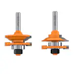 Frässet CMT Orange Tools Profil/Kontraprofil 2 delar K8