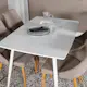 Matgrupp Basic Home Ypas Rektangulärt Matbord 120 cm med 4 Ludvig Stolar