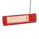 Terrassvärmare HEAT1 ECO High-line 2000W Röd