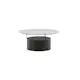 Soffbord Venture Home Bovall Runt Vardagsrumsbord i Svart Ask & Glas