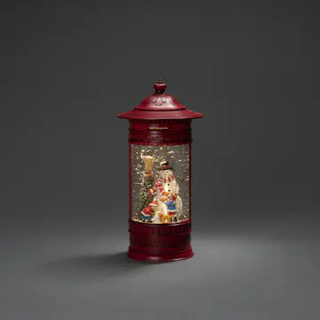 Snöglob Gnosjö Konstsmide Vattenfylld Brevlåda Snögubbe