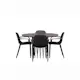Matgrupp furniture/fashion Stone Rund med 4 Baltimore Stolar