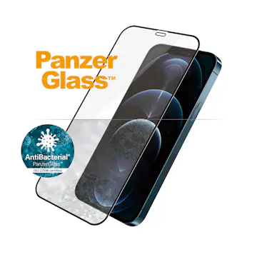 Skärmskydd Panzerglass Apple iPhone 12 Pro Max Case Friendly AB Black