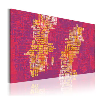 Tavla Arkiio Text Karta Över Sverige