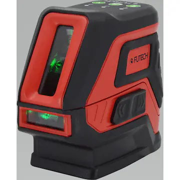 Krysslinjelasersats Futech Grön Saturn 2.0G Med Väska