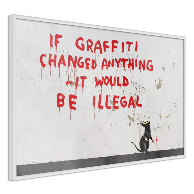 Poster Artgeist Affisch Quotes Graffiti