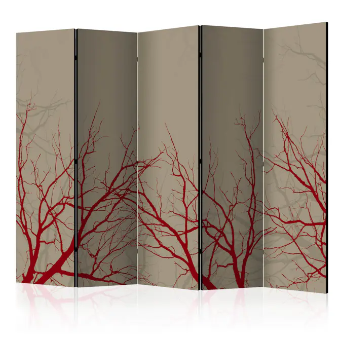 Rumsavdelare Skärmvägg Arkiio Red-hot Branches II 225x172 cm