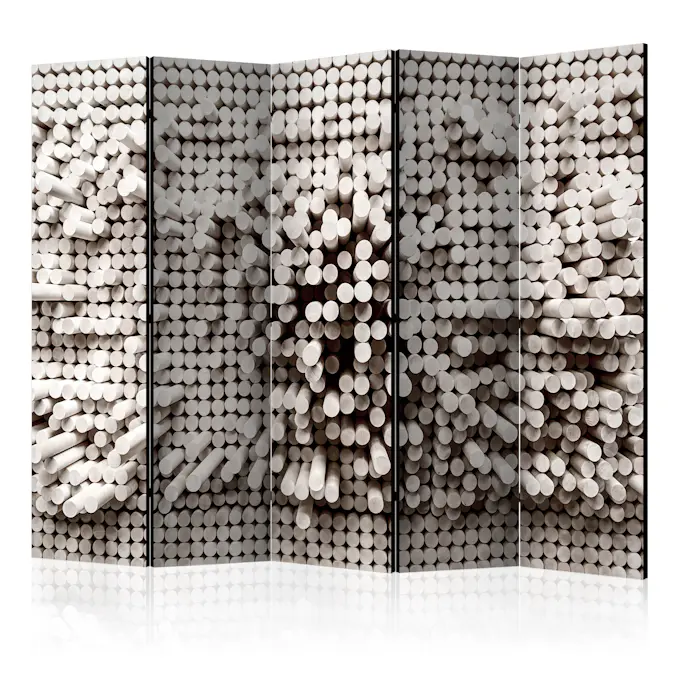 Rumsavdelare Skärmvägg Arkiio White Fortress II 225x172 cm