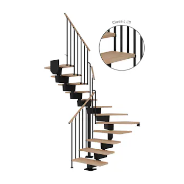 Vinkeltrappa Dolle Dubai Bok Oljad 1/2 Classic IIII