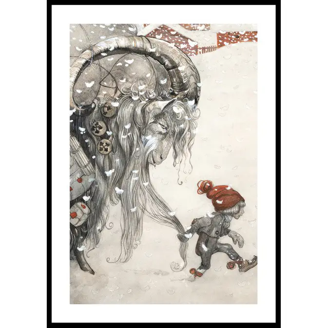 Poster Gallerix Julbocken By John Bauer