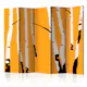 Rumsavdelare Skärmvägg Arkiio Birches on the Orange Background II 225x172 cm