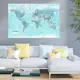 Tavla Arkiio World Map Sky Blue World