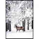 Poster Gallerix Deer In Snow