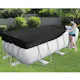 Poolöverdrag Bestway Flowclear PVC Svart 2,82 x 1,96 m Poolskydd