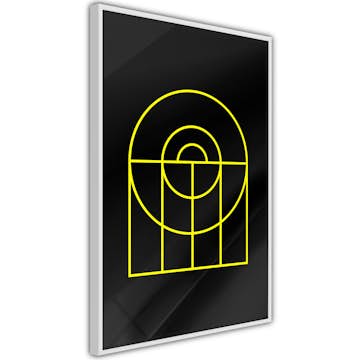 Poster Artgeist Affisch Black Geometry