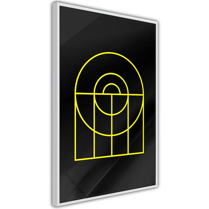 Poster Artgeist Affisch Black Geometry