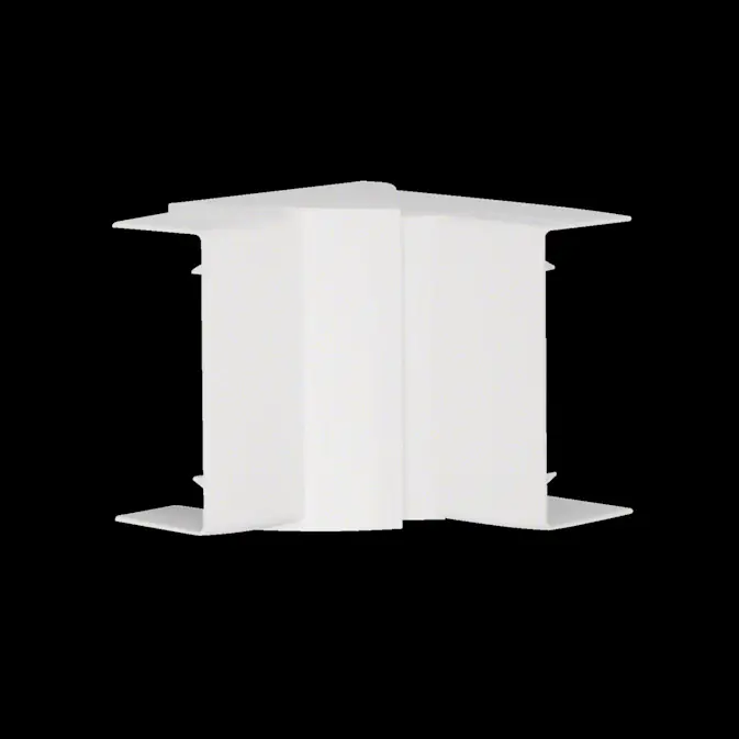 Innerhörn till Matarkanal Hager LF/LFH Flexibel 40 x 90 mm Halogenfri RAL 9016