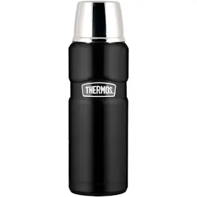 Termos Thermos King Stål 1,2 L Mattsvart med Skruvkork