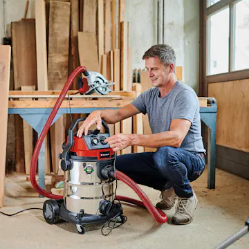 Grovdammsugare Einhell TE-VC 2025 SACL 25L 1200W Elektrisk Våt-/torrdammsugare