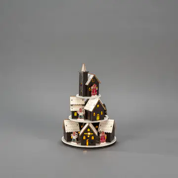 Dekorationsbelysning Gnosjö Konstsmide Pepparkakshus LED