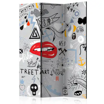 Rumsavdelare Skärmvägg Arkiio Stream Of Thought 135x172 cm