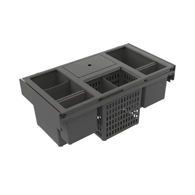 Källsorteringskärhållare Beslag Design Hide 800 Hero