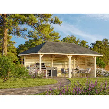 Paviljong Palmako Bianca 16,6 m2 Set 109