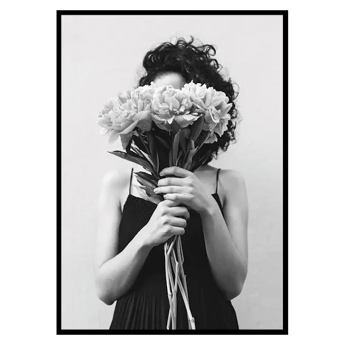 Poster Gallerix Bouquet BW