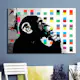 Tavla Arkiio Banksy The Thinker Monkey