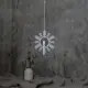Inomhusdekoration Star Trading Hanging Snowflake med Flamme