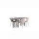 Matgrupp furniture/fashion Stone med 4 Limhamn Light Stolar